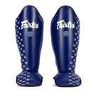 Shin Guards Fairtex SP5 Muay Thai para homens, mulheres e crianças - azul