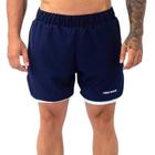 Short Academia Azul Marinho com Forro Branco - PB