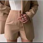 Short Alfaiataria Modelo Zara Feminino com Bolso Lateral a Com Ziper