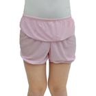 Short Ballet Ritmus Com Babado Jersey Adulto