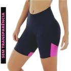 Short Bermuda Feminina SEM TRANSPARÊNCIA Fitness Academia com Tela - Formação Fitness