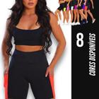 Short Bermuda Leg Legging COM BOLSOS Suplex Fitness Academia Feminino 665