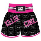 Short Calção Kick Boxing Muay Thai - New Killer Girl - Preto