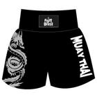 Short Calção Muay Thai Silver Dragon - Fb-3017 - Unid