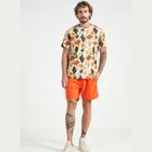 Short Colcci Beach Com Cadarço Laranja Surya