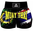 Short De Muay Thai/boxe Brasil Tailândia