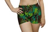 Short de praia feminino proteção UV estampado