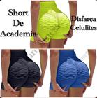 Short disfarça celulites de academia ioga confortavel tecido suplex