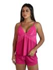 Short Doll Renda Confortável Pijama Feminino Tici