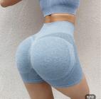 Short Feminino Cintura Alta Modela e Realça o corpo Empina e levanta o Bumbum Plus Sem Costura p/ yoga fitness academia - other