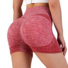 Short Feminino Curto Academia Corrida Yoga Treino Empina Bumbum 3d Esportivo Bermuda Térmica Respirável