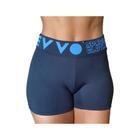 Short Feminino EVVO Blue - Cross Running Fitness