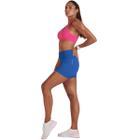 Short Feminino LSport Lupo Sem Costura Basic Cós Com Borda Interna Com Silicone Compressão Fitness