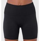 Short Feminino Lupo Lsport Basic Sem Costura Preto Grande