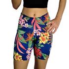 Short Feminino Meia Coxa Justo Cós Estampas Sortidas Suplex Pp ao Plus Size