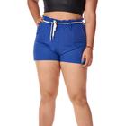 Short Feminino Modelo Linho Confortável Estilosos Moda Casual Lazer Passeio