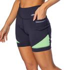 Short Feminino Olympikus Runner 5 Marinho/verde