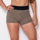 Short Feminino P/M/G/GG Academia Fitness Estampado