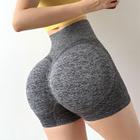 Short Feminino para Levantamento de Bumbum, Cintura Alta, Controle de Barriga, Shorts de ioga sem costura