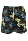 Short Floral Estampado Calção elastano P M G Gg Verão