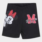 Short Infantil Disney Minnie College Feminino