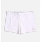 Short Infantil Menina Off White Cotton Momi