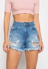 Short Jeans Barra Desfiada Salvatore Fashion