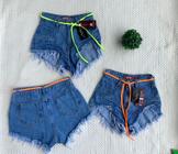 Short Jeans Desfiado (Cinto Neon)