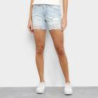 Short Jeans GAP Cintura Média Destroyed Feminino