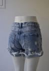 Short Jeans Print Boyfriend Lavagem Média Tamanho 36