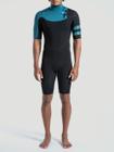 Short John Hurley Advant 2/2mm Ss Springsuit Masc. Esmeralda