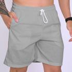 Short Linho Masculino Bermuda Praia Verão Hugo Jobs