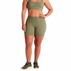 Short Lupo 71382 Sem Costura Feminino Secagem Rápida Conforto Antimicrobial Cós Anatômico Fitness Corrida Yoga Pilates