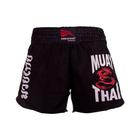 Short Muay Thai Feminino Ideal para Esporte - Preto