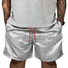 Short Praia Masculino Extra Plus Size Elástico Com Cardao