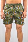 Short Praia Masculino Pineapple Skull - Verde Musgo