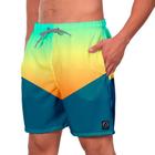 Short Praia Masculino W2 Degradê Academia Caminhada Corrida Qualidade