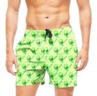 Short Praia Shorts Banho Alienigena Fazendo Dab 780