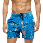 Short Praia Shorts Banho Bermuda Verão Carta De Amor Letras 1200