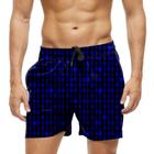 Short Praia Shorts Banho Bermuda Verão Código Secreto Roxo 1717