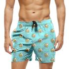 Short Praia Shorts Banho Bermuda Verão Sol Lua Cartoon Amor Love 1618