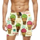 Short Praia Shorts Banho Bermuda Verão Summer Ice Cream Sorvete 1370