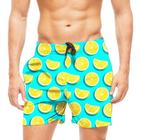 Short Praia Shorts Banho Calção Limão 788