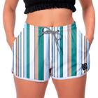 Short Premium Moda Praia Esporte Verão Feminino Bolsos W2