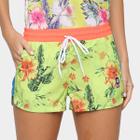 Short Qix Elastic Floral Feminino