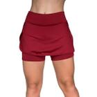 Short Saia Fitness Curto Com Tapa Bumbum Treino