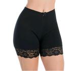 Short Segunda Pele Ánagua Combinação Barra COM Renda Bermuda Moda Íntima Usar Com Vestido 1045