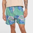 Short Taco Estampado Folhas Masculino