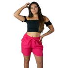 Shortinho Feminino Viscolinho Liso Com Bolso Nattier