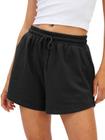 Shorts AUTOMET Sweat femininos Summer Athletic Black 2024 Y2k